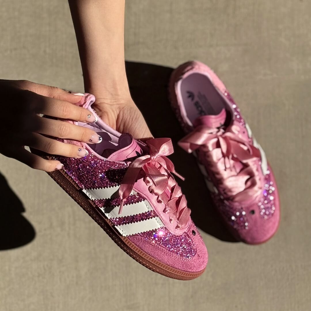 OF - Adidas Samba full glitter pink