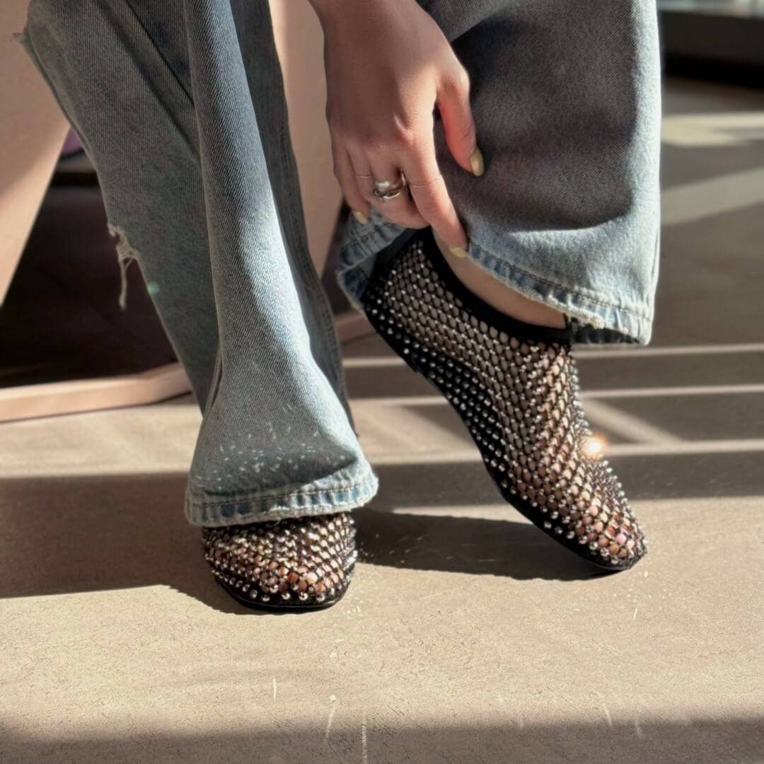 OF - Ballerina Rudy con strass