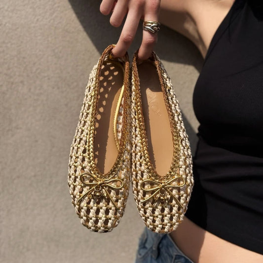 OF - Ballerina Lim intreccio gold