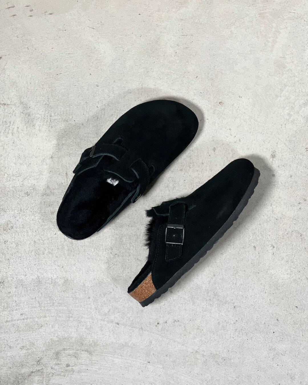 of - Birkenstock Boston VL Shearling black