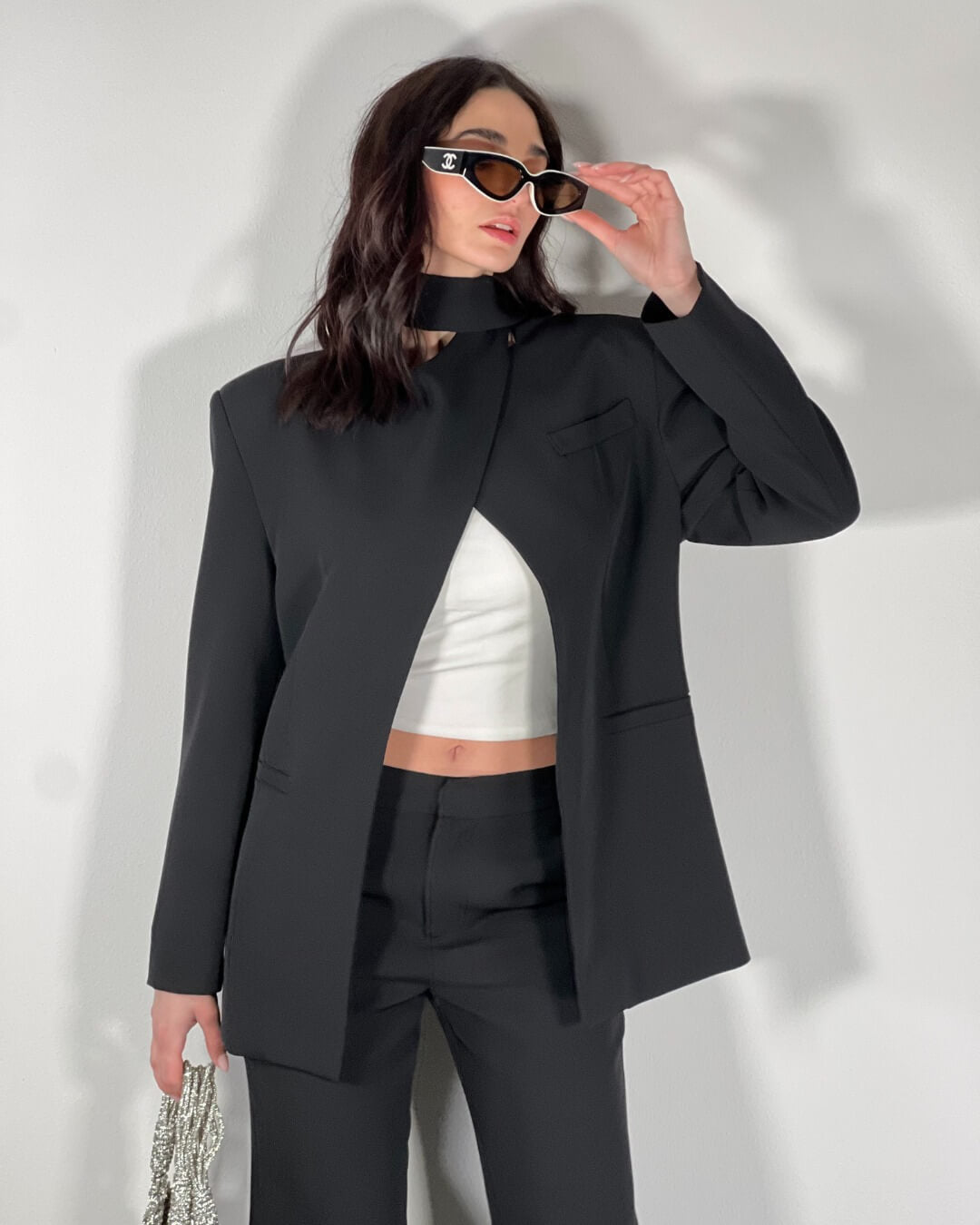 OF - LUMINA Blazer Tex nero