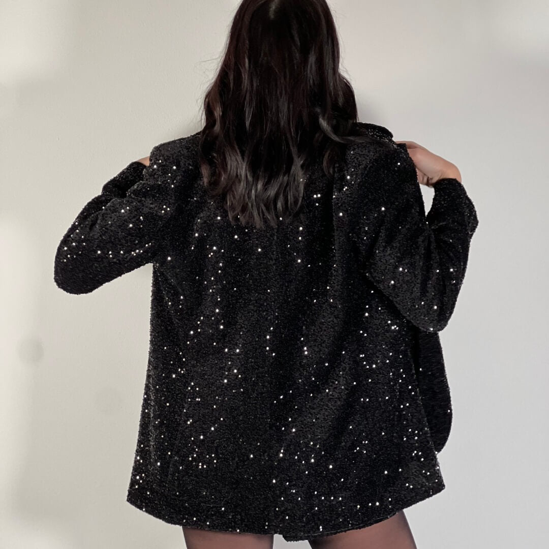 OF - LUMINA Blazer Messy nero