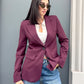 OF - LUMINA Blazer Shelly bordeaux