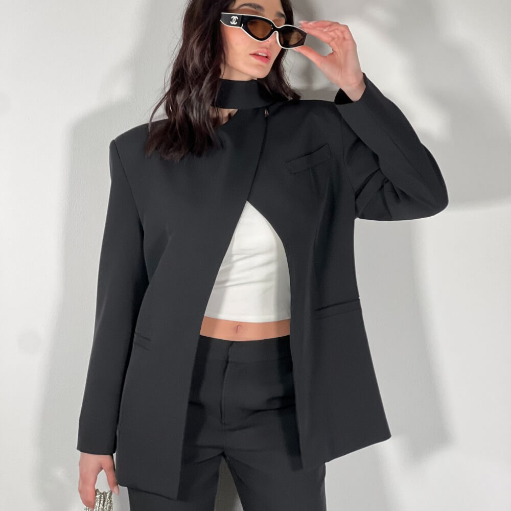 OF - LUMINA Blazer Tex nero