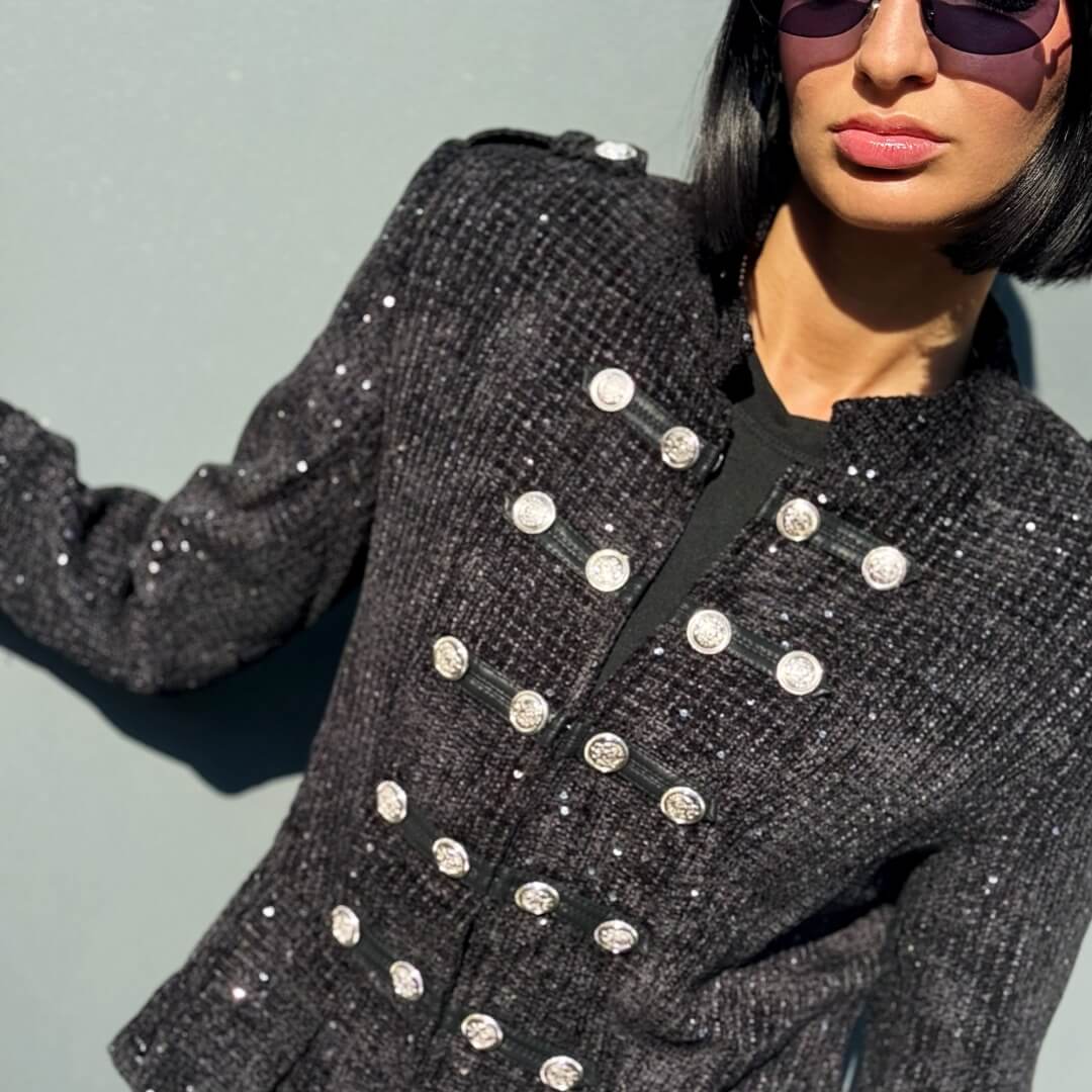 OF - Blazer Angela tweed nero