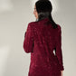 LM - Blazer Milla paillettes bordeaux