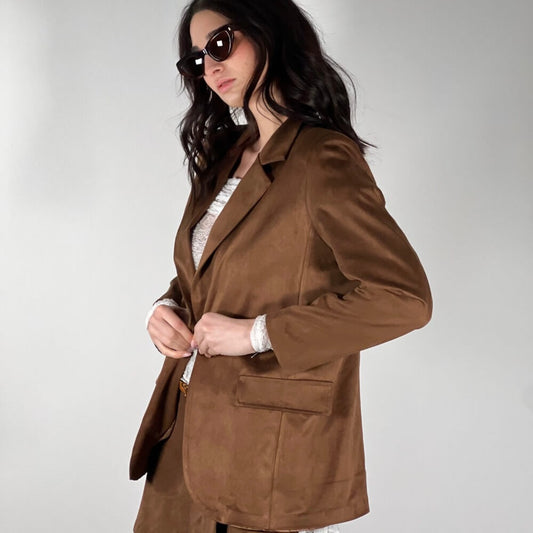 LM - Blazer Rin ecosuede cuoio