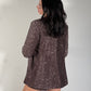 OF - Blazer Milla paillettes marrone