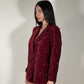 OF - Blazer Milla paillettes bordeaux