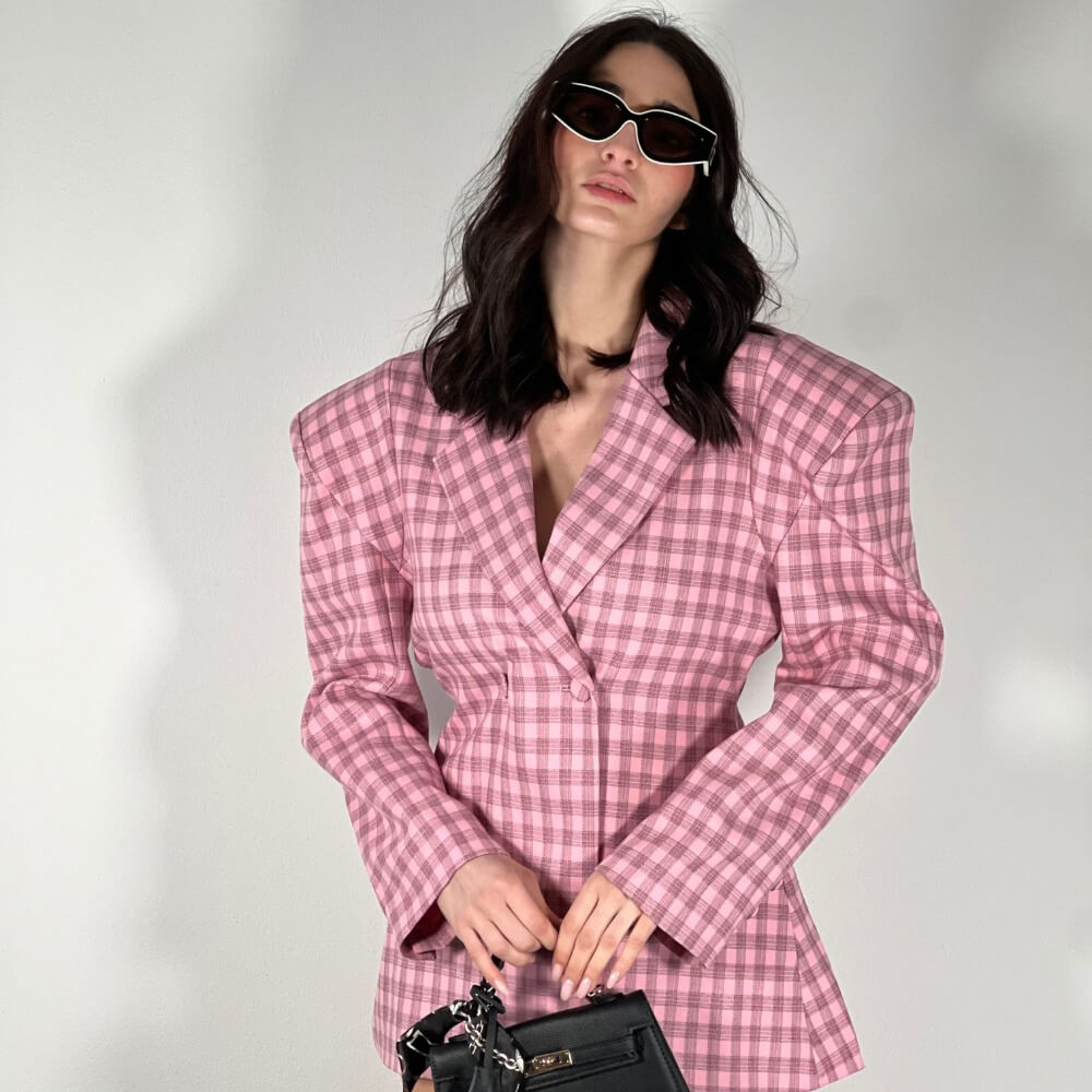 OF - Blazer Bossy rosa