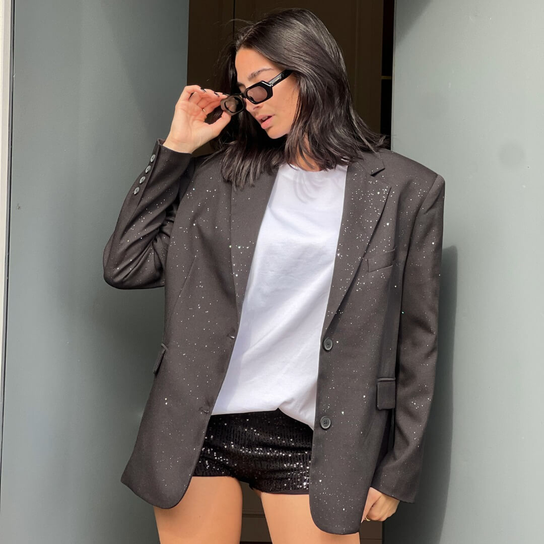 OF - LUMINA Blazer Marble nero