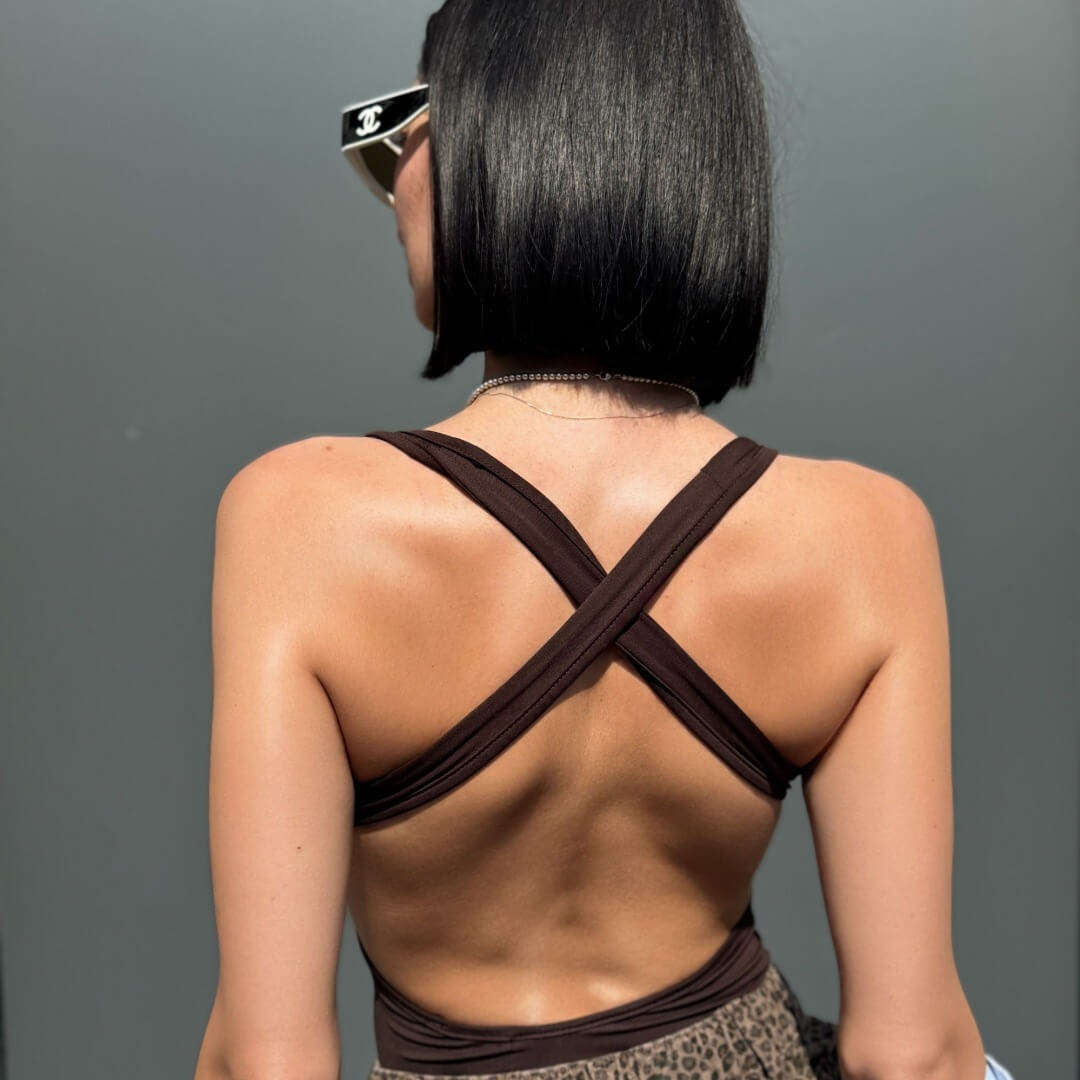 LM - Body Aisha marrone schiena nuda