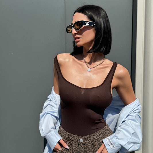 OF - Body Aisha marrone schiena nuda