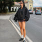 OF - ODI ET AMO Bomber Winnie oversize nero