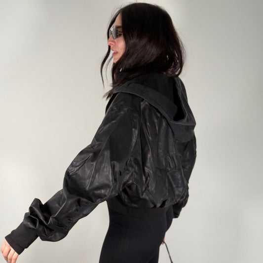 LM - Bomber Attila reversibile nero/verde