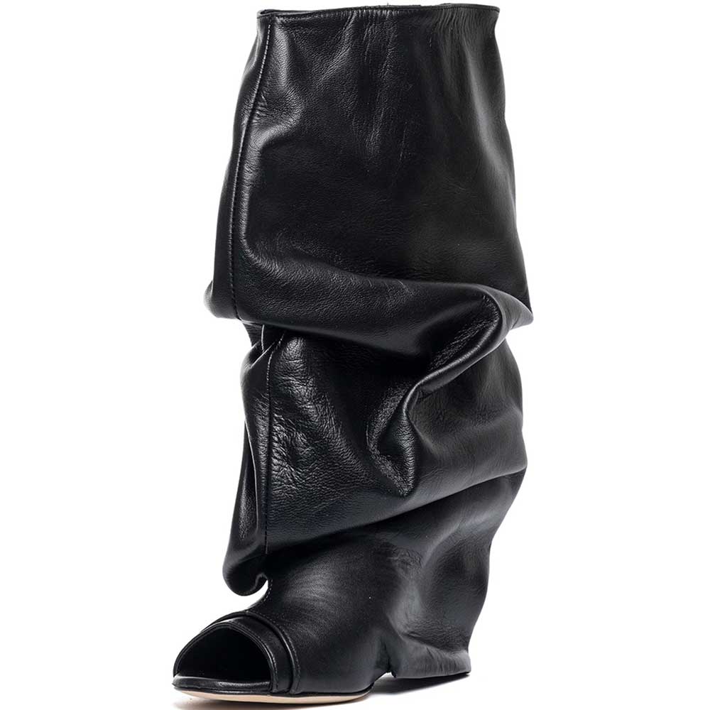 LM - PREORDINE Stivale Megan pelle nero