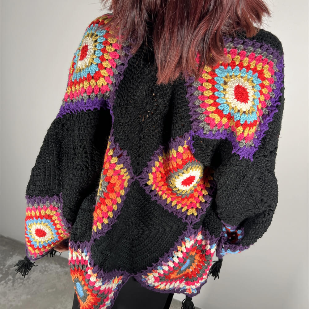 OF - Cardigan Wolf multicolor