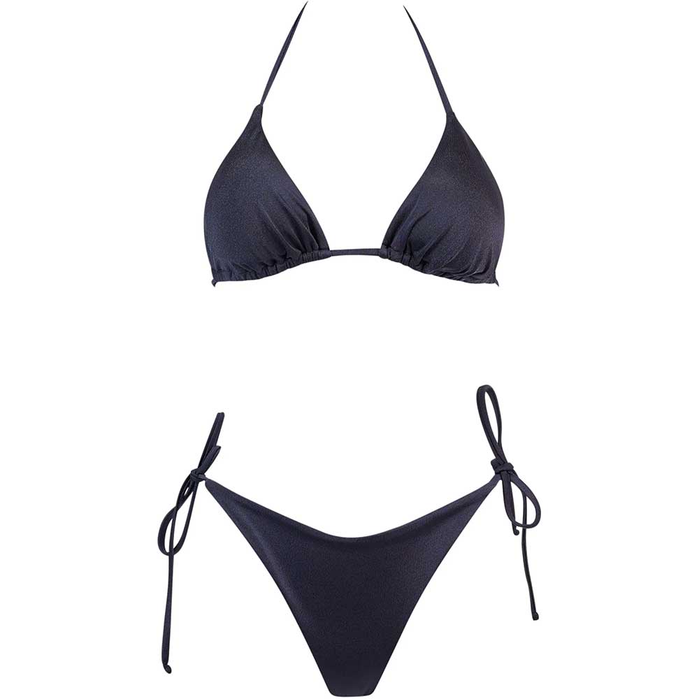 LM - Matinée Bikini Kate lycra lucida nero