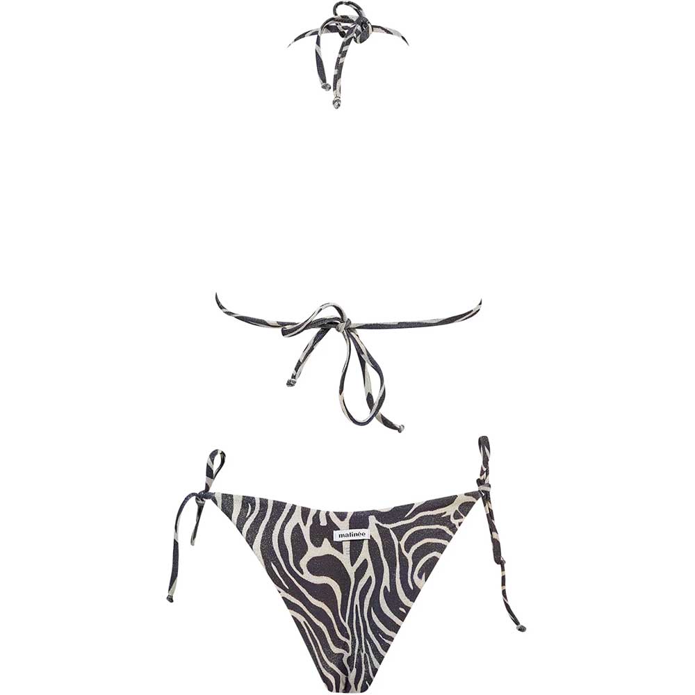 LM - Matinée Bikini Kate fantasia zebrato bianco