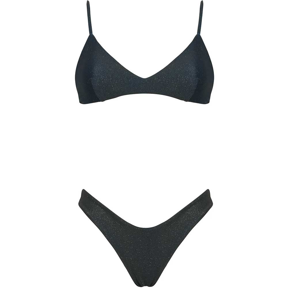LM - Matinée Bikini Tina krystal nero