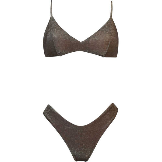 LM - Matinée Bikini Tina lurex marrone