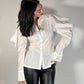 LM - Camicia Patrice bianco con spalle a sbuffo