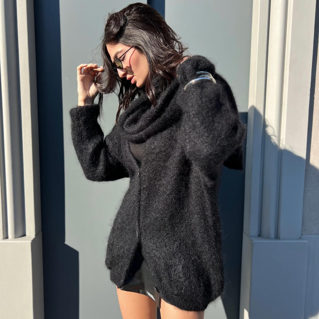 OF - LUMINA Cardigan Mikasa nero