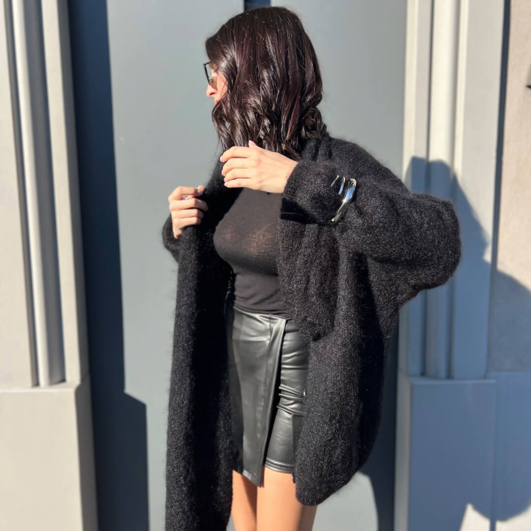 OF - LUMINA Cardigan Mikasa nero