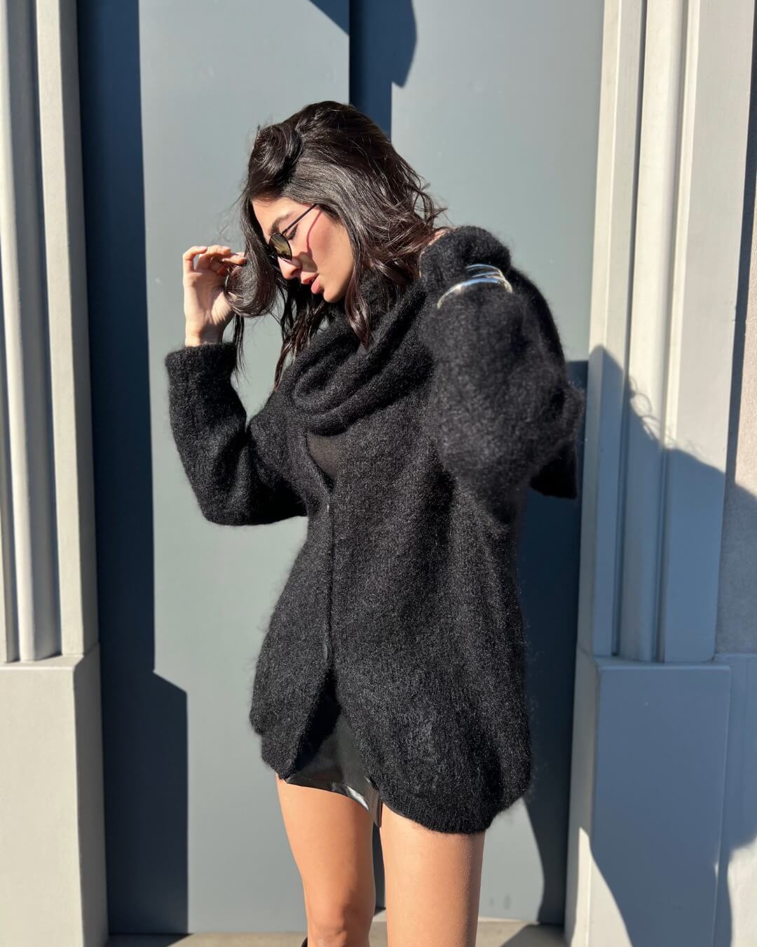 OF - LUMINA Cardigan Mikasa nero