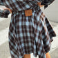 OF - Set completo Ines quadri azzurro/choco