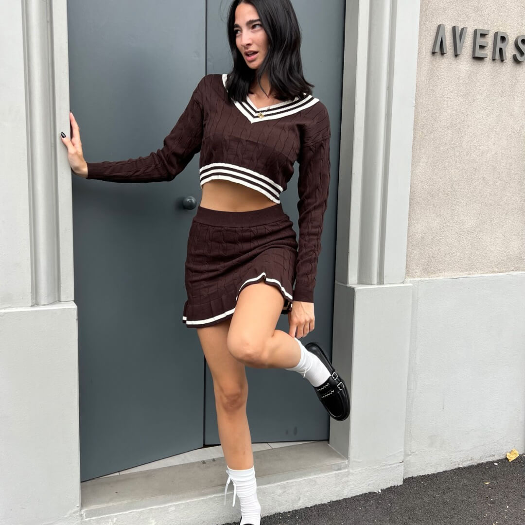 OF - Set Marinette marrone