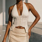 OF - Corsetto Dafne bianco