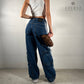 OF - Jeans Bendo denim con bande laterali