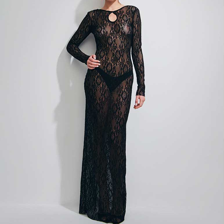 OF - Matinée Alicia pizzo nero