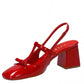 LM - Tacco Dorothy in vernice rosso