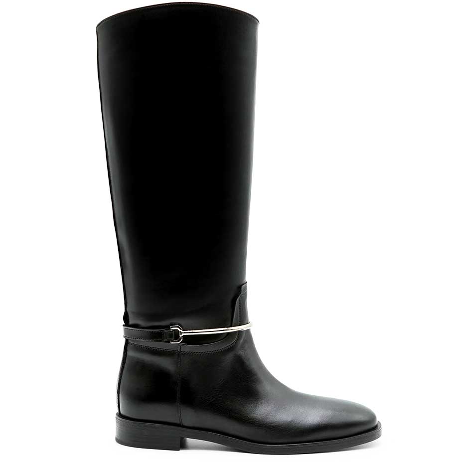 LM - Stivale Dodi nero con morsetto