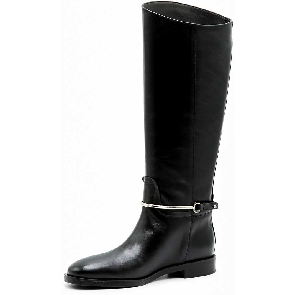 LM - Stivale Dodi nero con morsetto