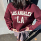 OF - Felpa Los Angeles bordeaux