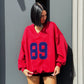 OF - LUMINA Felpa Zoia rosso