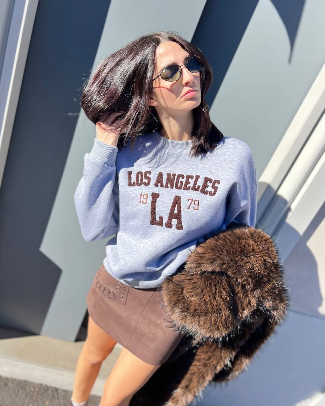 OF - Felpa Los Angeles grigio