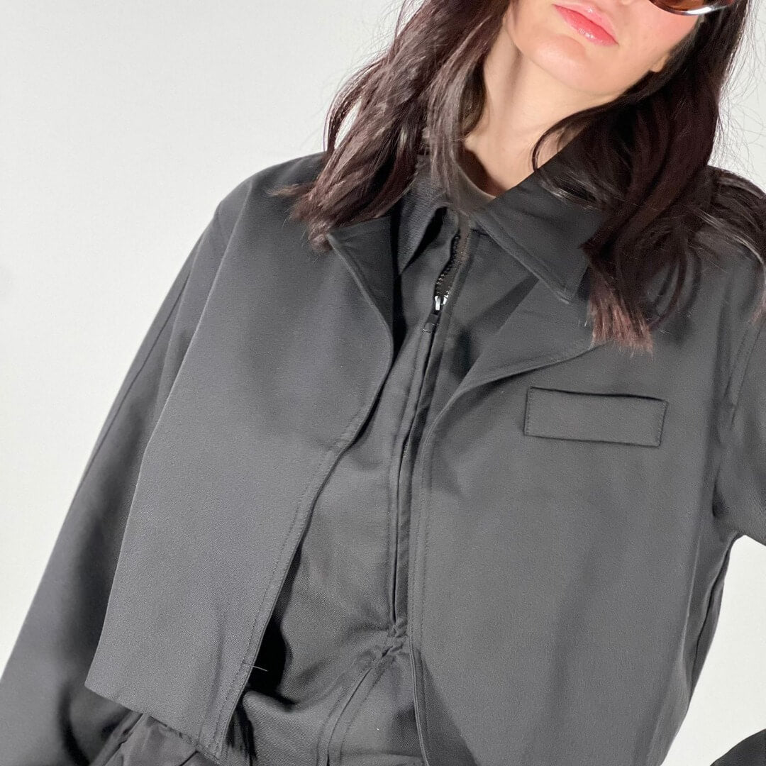 OF - Giacca Cargo nero