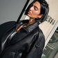 OF - LUMINA Giacca Gordon ecopelle nero