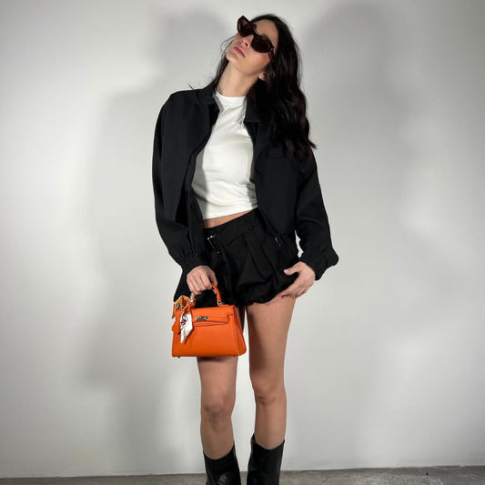 OF - Giacca Cargo nero