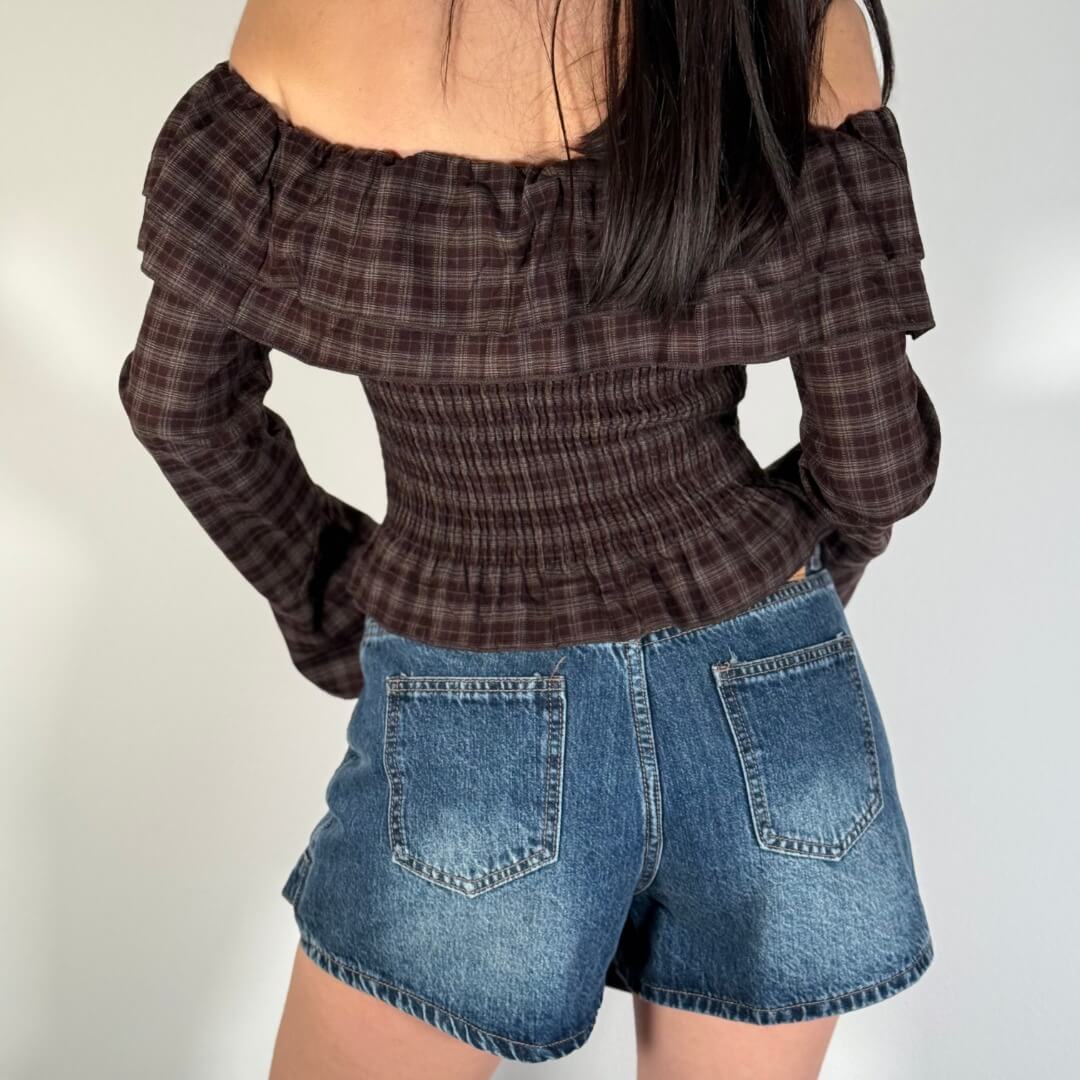 OF - Shorts gonna Michelle dark blue