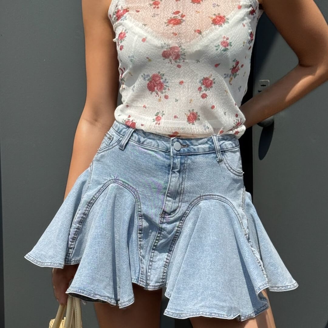 LM - Gonna/shorts Beba denim