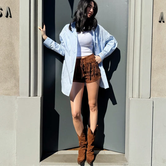 LM - Hinnominate Camicia cotone over azzurro