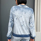 OF - Hinnominate Felpa full zip ciniglia celeste