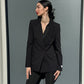 OF - Hinnominate Giacca doppiopetto con spalline nero