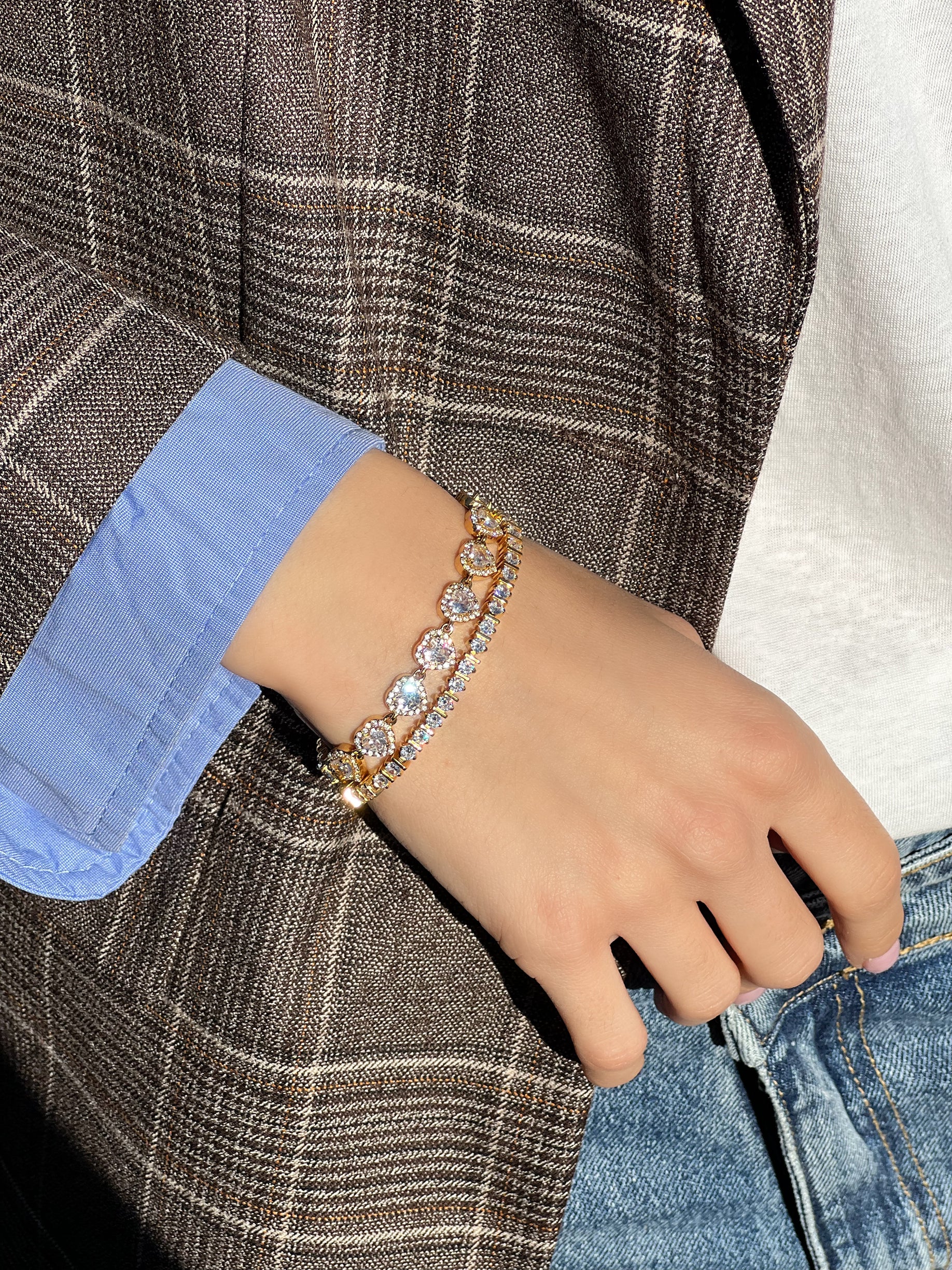 OF - Bracciale Prince acciao gold