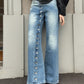 LM - Jeans Ciara con bottoni